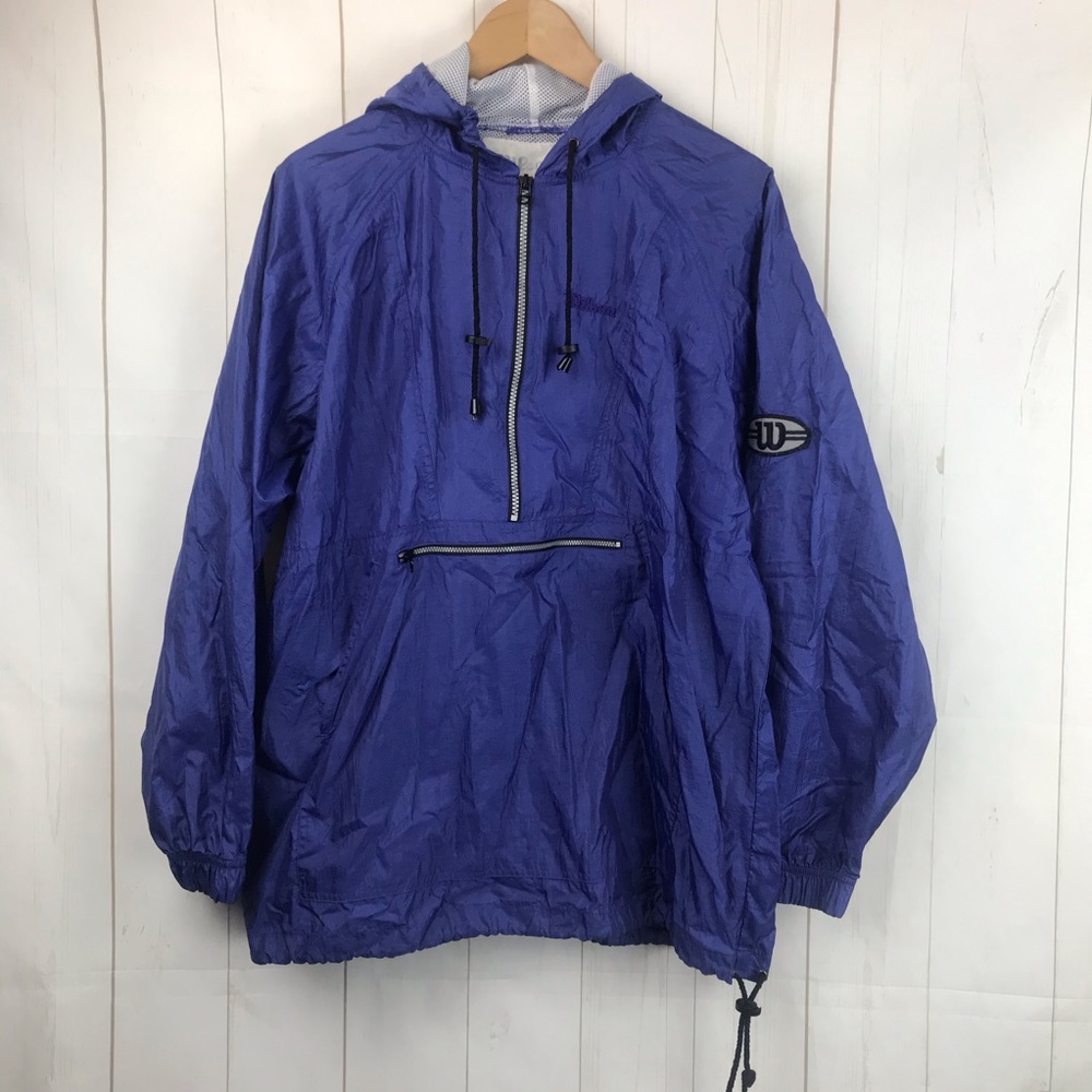 Vintage Wilson Purple Half Zipper Windbreaker L